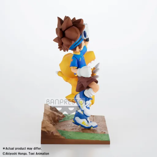 Digimon Adventure Adventure Archives Taichi and Agumon figure 15cm
